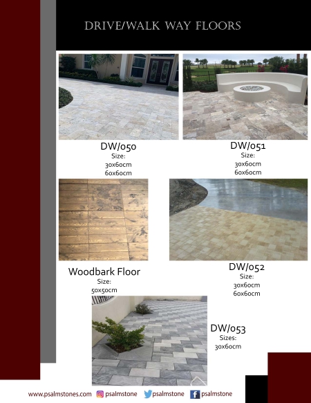 drive walk way floor